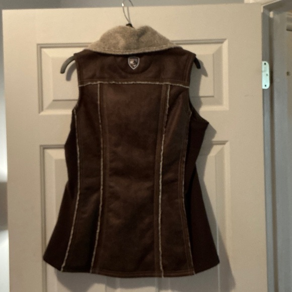 Kuhl Women's Dani Sherpa Vest size Medium in Brown - Picture 2 of 12